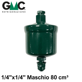 SC052MM - Filtro disidratatore GMC 1/4'' x 1/4'' 80 cm³ a setaccio molecolare