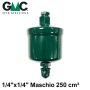 SC162MM - Filtro disidratatore GMC 1/4'' x 1/4'' 250 cm³ a setaccio molecolare