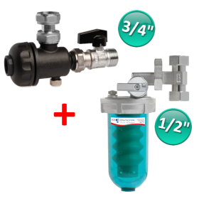 Kit proteggi caldaia Mag Tek Pocket defangatore MAG TEK Nero + POLIDOS 360 dosatore di polifosfati - Fimi