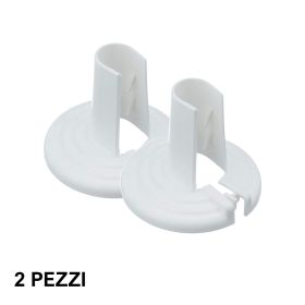 Rosone bianco copritubo pinocchietto calorifero - 2 PZ
