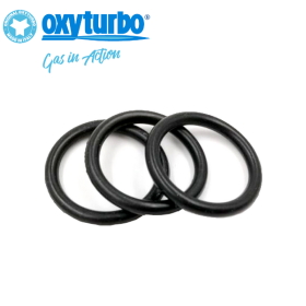 Kit ricambio da 3 guarnizioni o-ring giunzione bombola ossigeno - riduttore di pressione per turbo set