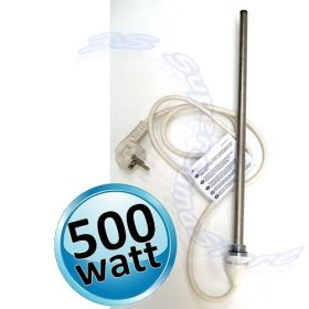 Resistenza elettrica 500 Watt per scaldasalviette - attacco 1/2