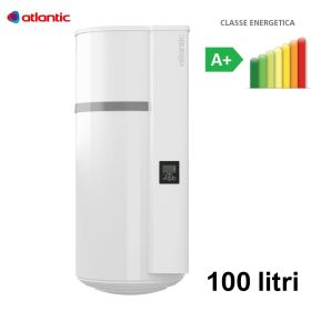 Scaldabagno murale in pompa di calore CALYPSO VM Atlantic 100 lt - elettrico termodinamico classe A+ con resistenza ausiliaria
