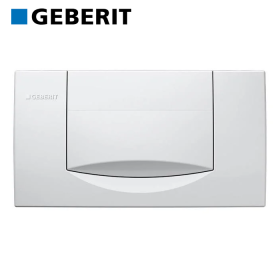 Geberit 200F placca di comando con tasto singolo colore bianco - 115.222.11.1