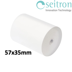 Rotolo carta termica per stampante analizzatore Long Life 57 x 35 mm - SEITRON