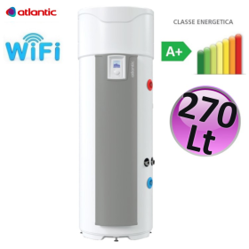 Scaldabagno a basamento in pompa di calore 270 lt EXPLORER COZY Atlantic - elettrico termodinamico classe A+ con resistenza ausi