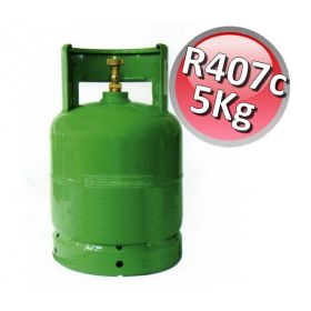 Bombola gas R407C - 5 Kg netti - refrigerante climatizzazione