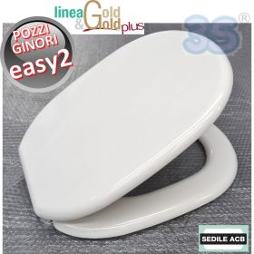 Sedile per wc EASY.02 Pozzi Ginori - ACB Ercos linea Gold