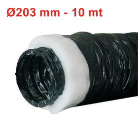 Condotto flessibile in polietilene isolato antistrappo, classe 1 - Ø 203 mm rotolo 10 mt