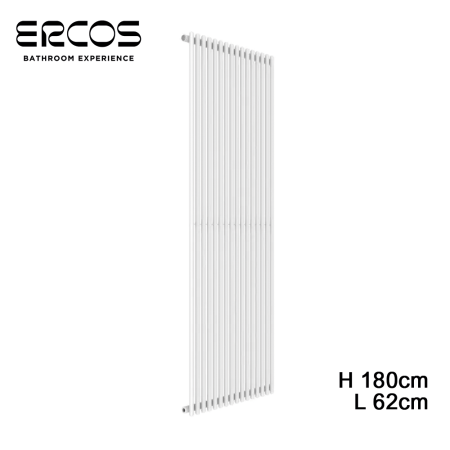 ORION - Termoarredo calorifero BIANCO 180 x 62 cm - Idropolis