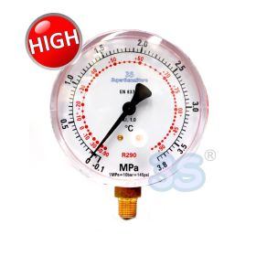 Manometro di alta pressione specifico per gas propano R290