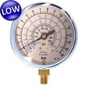 Manometro di bassa pressione specifico per gas R134A - R1234YF autoveicoli