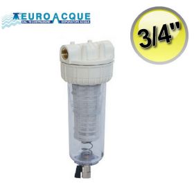 Filtro in plastica pulente con attacco da 3/4 FF