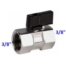 Minisfera 3/8'' mini valvola sfera femmina femmina