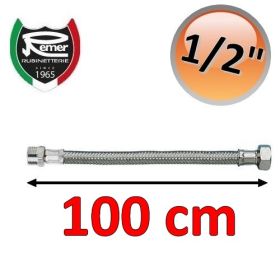 TUBO FLESSIBILE ACQUA FLEXITALY 100CM - 1/2 MASCHIO FEMMINA