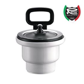 Piletta in polipropilene, senza troppo pieno da 1'' 1/2 per lavello in acciaio inox