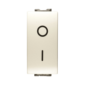 Interruttore Bipolare 16A Bianco Compatibile con Living International / Light - Feb Elettrica