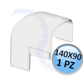 Raccordo angolo esterno per canalina 140x90mm - 1 PZ