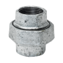 Manicotto bocchettone a sede conica 1/2'' F-F in ghisa malleabile zincato