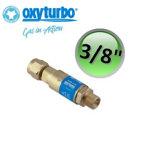Flame Back Arrestor - Valvola di sicurezza a doppia protezione ossigeno per impugnatura con portata 3.000 lt/h