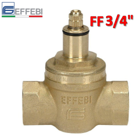 Valvola estraibile INCAS EXTRA femmina femmina con sfera teflonata 3/4'' acqua