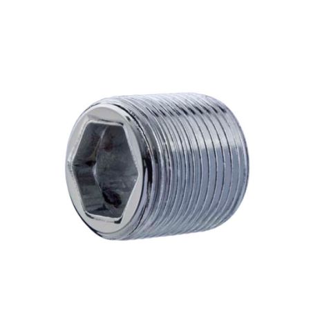 Niples nipplo senza corona in acciaio zincato 1/2'' maschio maschio - 1 PEZZO