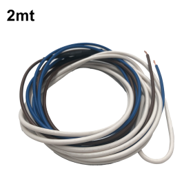 Cavo 2 mt scaldante antigelo 15 w/m - rivestimento isolante in PVC