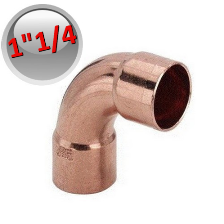 Curva 90° FF rame a saldare 1''1/4 - 31,75 mm