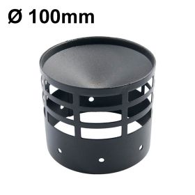Terminale griglia canna fumaria per stufe a pellet Ø 100 mm