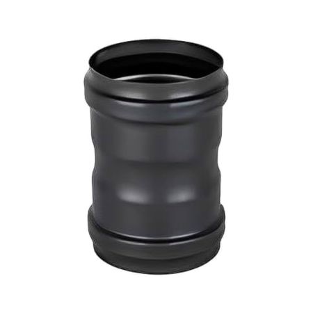 Manicotto F-F nero acciaio stufa pellet Ø 100 mm
