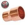 Riduzione raccordo ridotto rame a saldare maschio 1/2'' x femmina 1/4''
