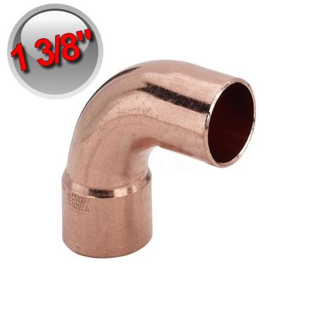 Curva 90° MF rame a saldare 1'' 3/8 - 34,925 mm