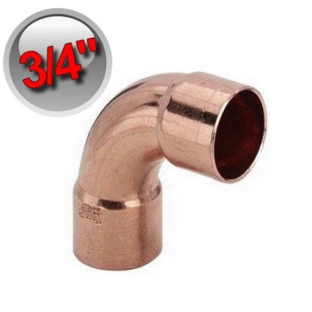 Curva 90° FF rame a saldare 3/4'' - 19,05 mm