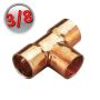 Raccordo a TEE FFF rame a saldare 3/8'' - 9,52 mm