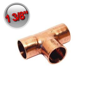 Raccordo a TEE FFF rame a saldare 1'' 3/8 - 34,93 mm