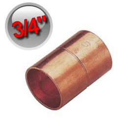 Manicotto rame a saldare 3/4'' - 19,05 mm