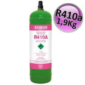 Bombola gas R410A - 1,9 Kg netti - refrigerante climatizzazione