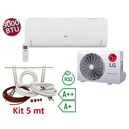 Climatizzatore mono split LG LIBERO 9000 btu 2.5 kw A++ A+ + kit installazione 5 mt