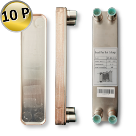 SCAMBIATORE DI CALORE A PIASTRE TERMOBRASATE no.P 10 | 3 kW - 3/4'' 19,05 mm