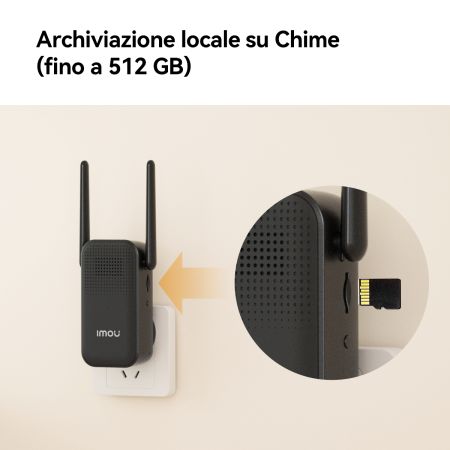 Imou Campanello Smart Doorbell 3S 2K Kit