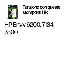 HP Confezione da 2 cartucce di inchiostro nero/in tricromia originali 303