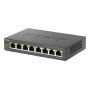 D-Link DGS-1008P switch di rete Non gestito Gigabit Ethernet (10/100/1000) Supporto Power over Ethernet (PoE) Nero