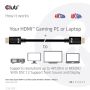 CLUB3D CAC-1375 cavo HDMI 5 m HDMI tipo A (Standard) Nero