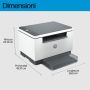 HP LaserJet M234dw Wireless Multifunction Bianco e nero Stampante, Fotocopiatrice, scanner Fronte/retro
