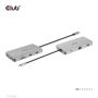 CLUB3D CSV-1594 replicatore di porte e docking station per laptop USB 3.2 Gen 1 (3.1 Gen 1) Type-C Nero, Grigio