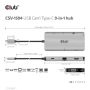 CLUB3D CSV-1594 replicatore di porte e docking station per laptop USB 3.2 Gen 1 (3.1 Gen 1) Type-C Nero, Grigio