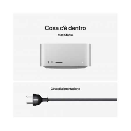 Mac Studio: Apple M4 Max chip con 14-core CPU e 32-core GPU, RAM 36GB, 512GB SSD