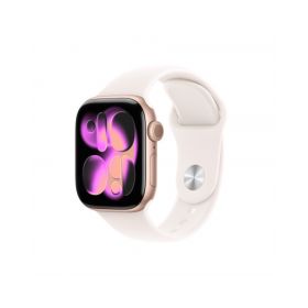 APPLE WATCH SERIES 11GPS42MMROSE GOLD ALUMINIUM CASE WITH LIGHT BLUSH SPORT BAND - M/L