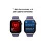 APPLE WATCH SERIES 11GPS46MMSILVER ALUMINIUM CASE WITH PURPLE FOG SPORT BAND - M/L