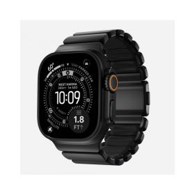Cinturino AppleWatch Stratos Band - 49mm - Black Titanium - Black FKM